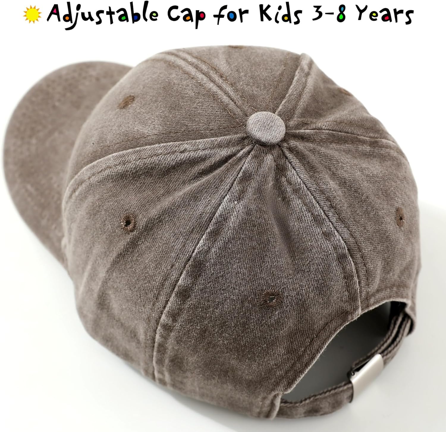 Kids Truck Hat Embroidery Excavator Baseball Caps, Adjustable Child Vehicle Cap Sun Hat for Kids Age 3-8Y - Image 5