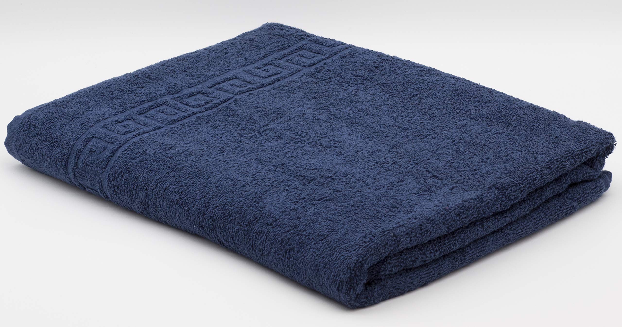 LIGHT TURQUOISE 2 X BATH TOWELS SET, 70X140 LARGE SIZE 100% NATURAL COTTON 500 GSM THICK ABSORBENT TOWEL, HOTEL QUALITY RINGSPUN — view 68