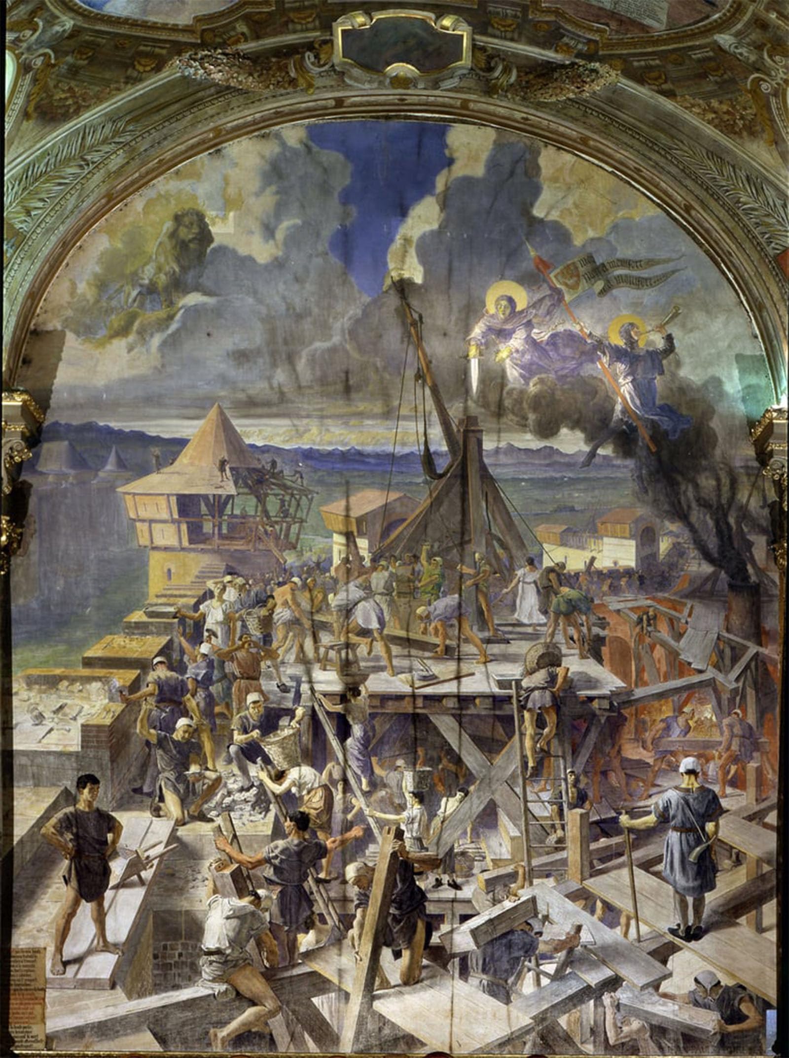 ARTXLXXBN Famous Print Painting Colorful Art Print Fresco by Jean Paul Laurens Canvas Art Decorations for Home Decor 60x90cm