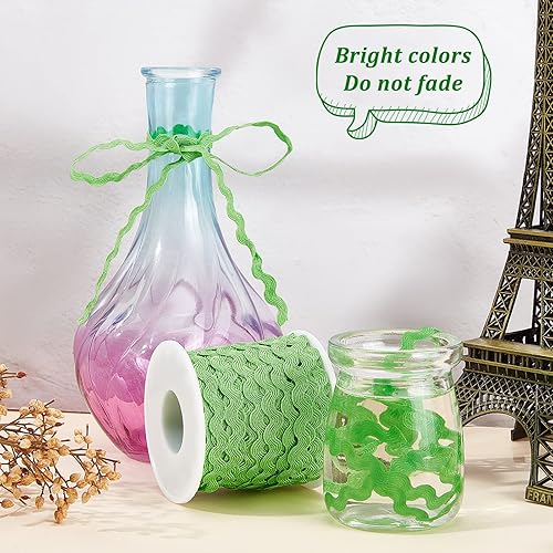 Miniatura 10 de GORGECRAFT 1 rollo de cinta RIC Rac de 27 yardas82.0 ft para coser con flecos, 0.197 in0.2 pulgadas para coser flores, boda, fiesta, cinta de