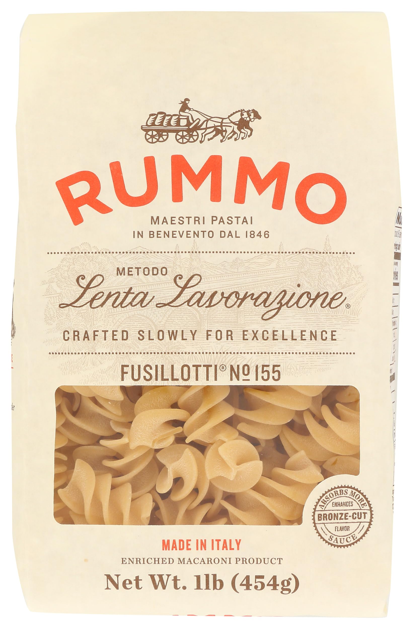Amazon.com: Rummo, Pasta Fusillotti, 16 Ounce : Grocery & Gourmet Food