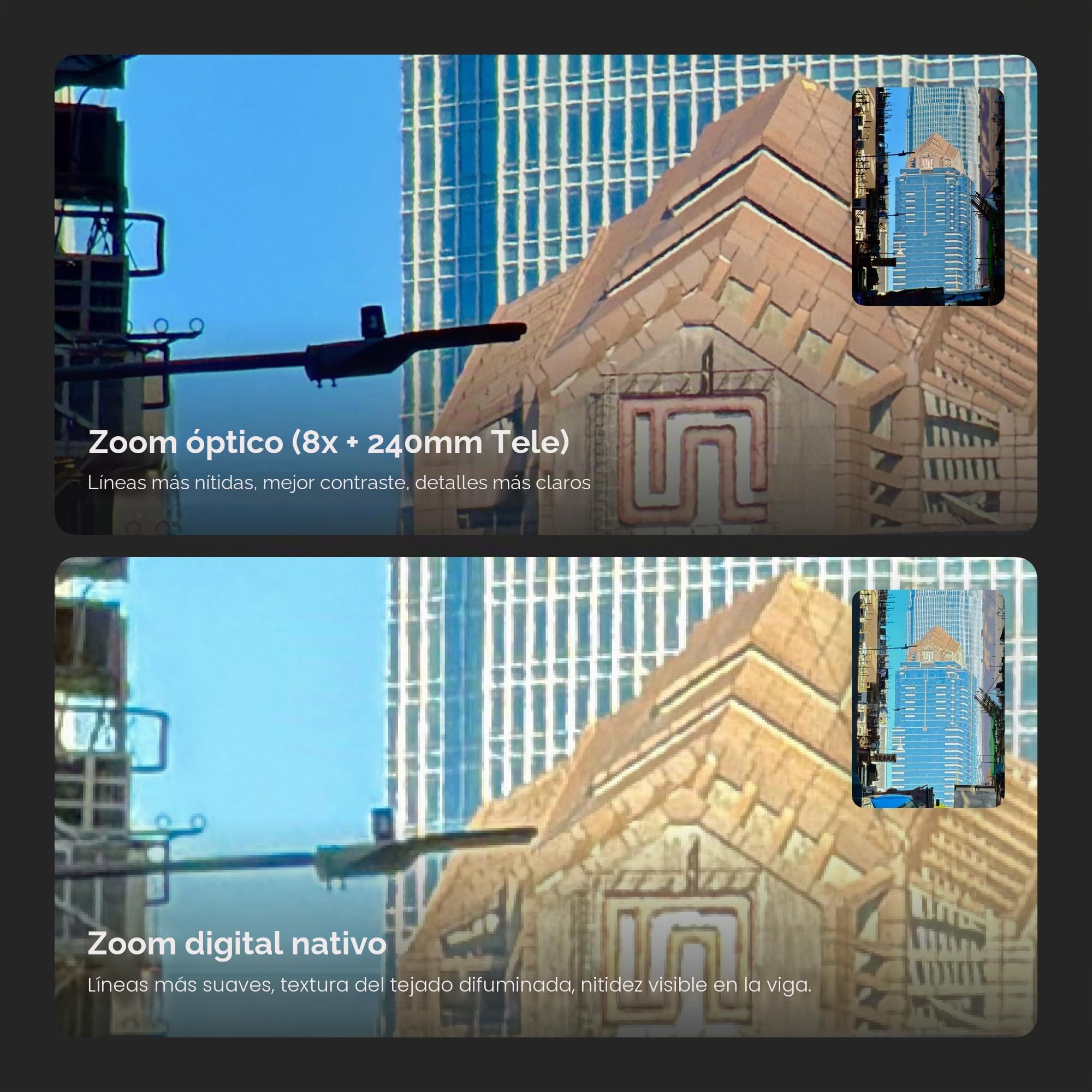 ShiftCam LensUltra Lente Teleobjetivo de 240 mm Super Zoom para iPhone 17 Pro/16/15 y Android, lente de teléfono con cámara móvil de cristal fluorita para viajes, vida silvestre y conciertos para