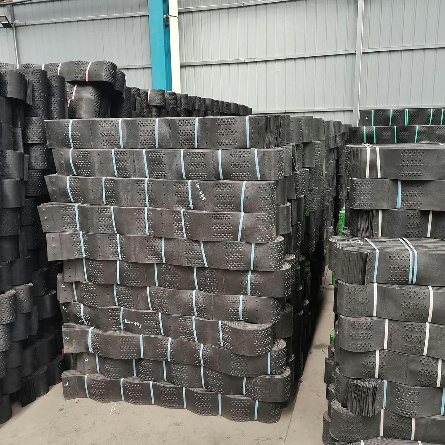 Parking Lot Rubber Mat 5Cm/2&#34; Geogrid Roll Ground Grid, Foldin