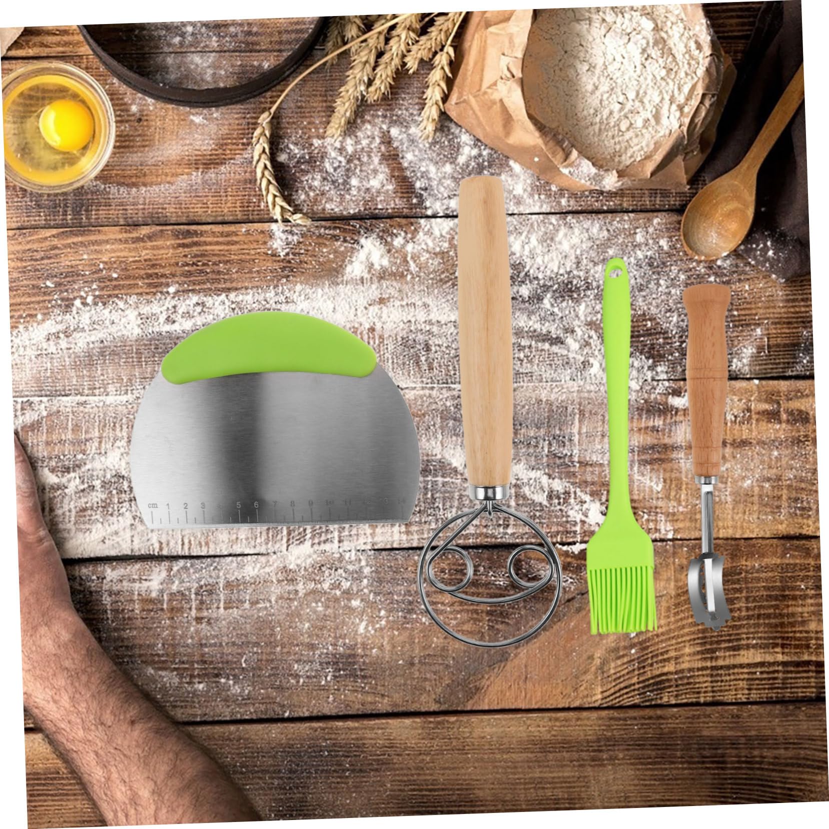 Cesta Banneton Redonda de Silicona, 1 Juego Plegable | Gran Capacidad, Acero Inoxidable y Accesorios Incluidos para Fermentar y Hornear en Casa