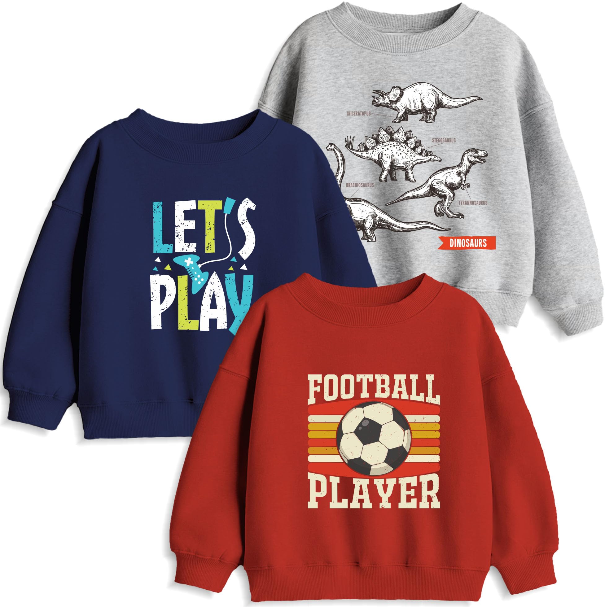 minicult Boy's & Girl's Cotton Round Neck Sweatshirt for Light Winters-image-15