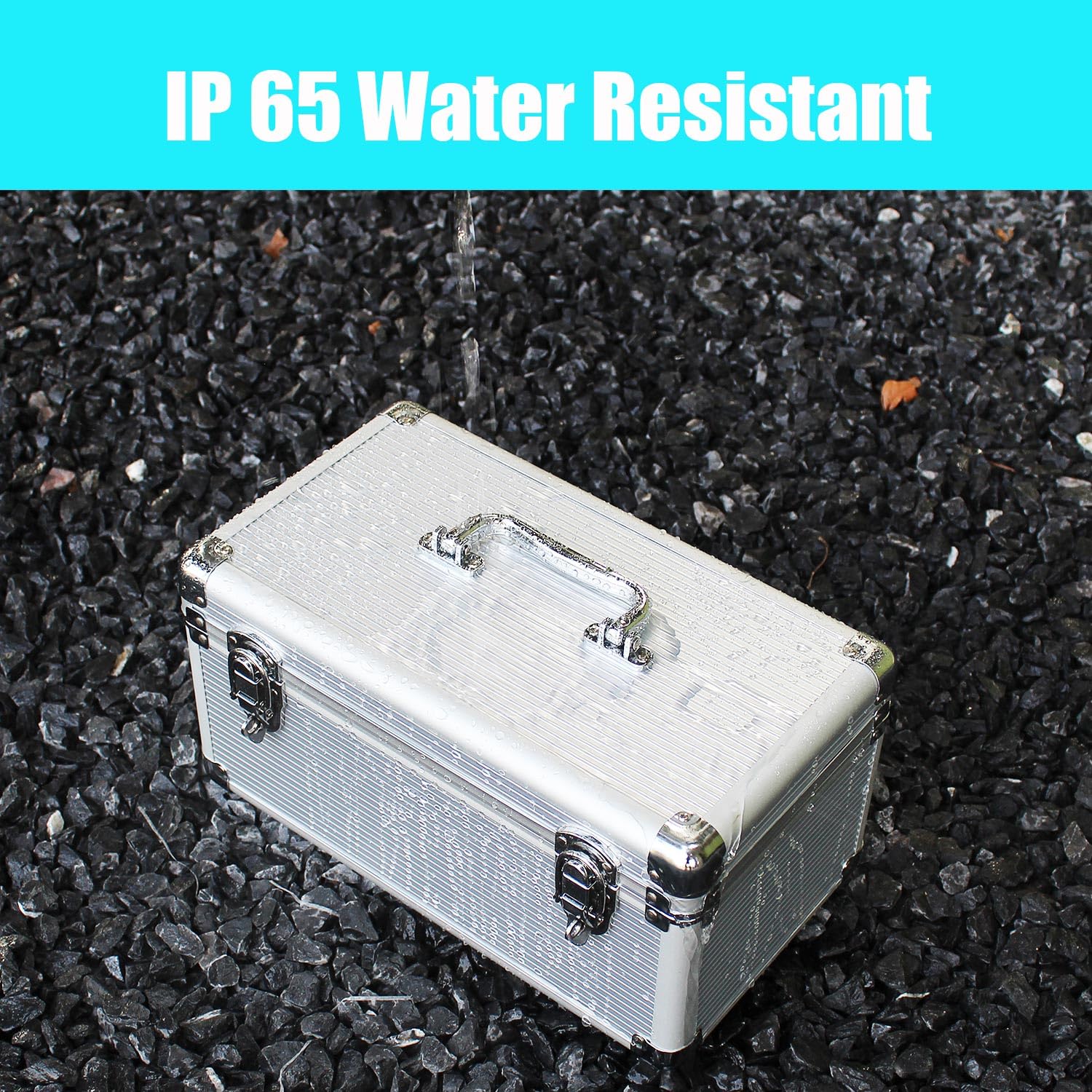 GLOTRENDS B18 18-Slot Cell Phone Storage Box, Portable Design for Carrying and Transportation, IP65 Water Resistant, Cell Phone Organizer and Protective Box