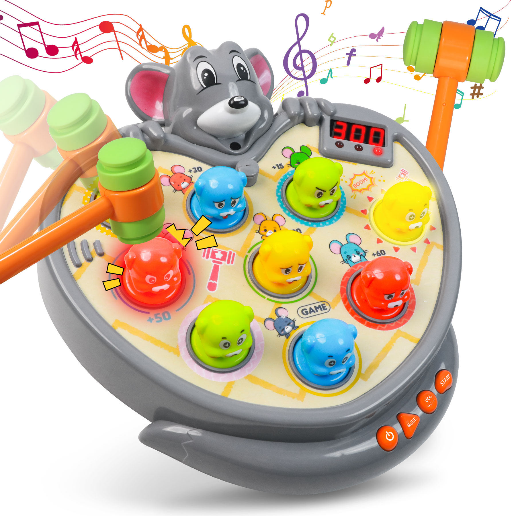 Amazon.com: Teekdeer Hammer Pounding Game,Toys for 2 + Year Old