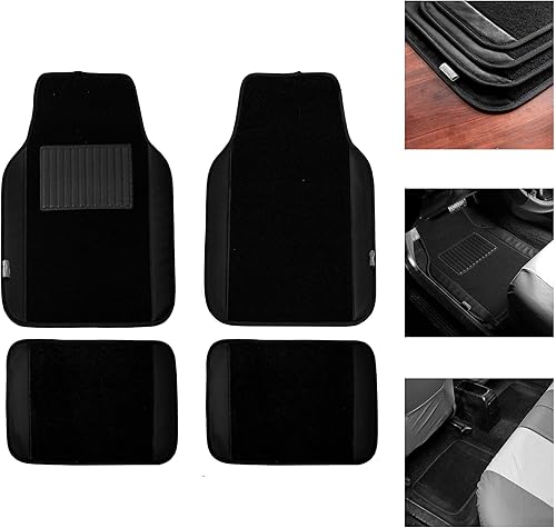 Miniatura 4 de FH Group - Alfombra de ajuste universal, color negro