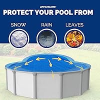 Vista 2 de SWIMLINE HYDROTOOLS Almohada de Aire Para Cubiertas de Piscinas Sobre el Suelo Winterizing Paquete de 2 Cojín de 4 x 4 pies Kit de Cierre