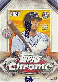 Topps 2022 Chrome Baseball Value Box - 8 Packs Per Box