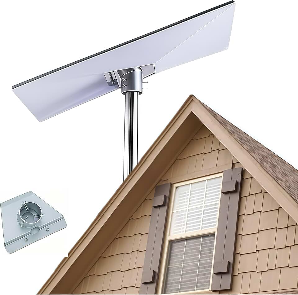 JUELWRY Suporte De Poste Starlink Durável, Adaptador Montagem Em Tubo Gen 3, Para Uso Rv/Poste/Iate/Trailer/Teto, Compatível Com Antena Parabólica Padrão, Apoio V3/V4 Dishy