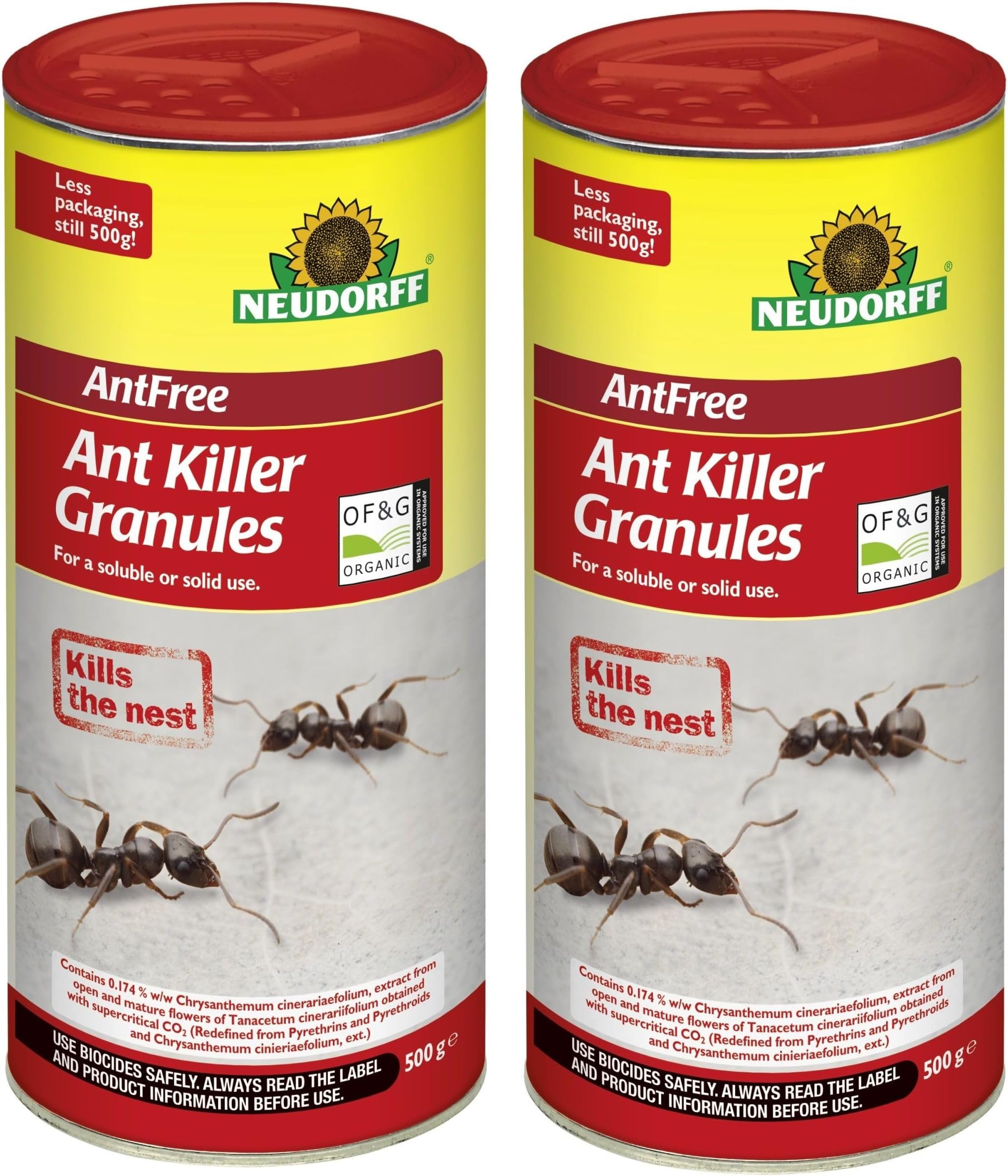 Neudorff Loxiran Ant Killer Granules, 500g – Fast Control of Ants and ...