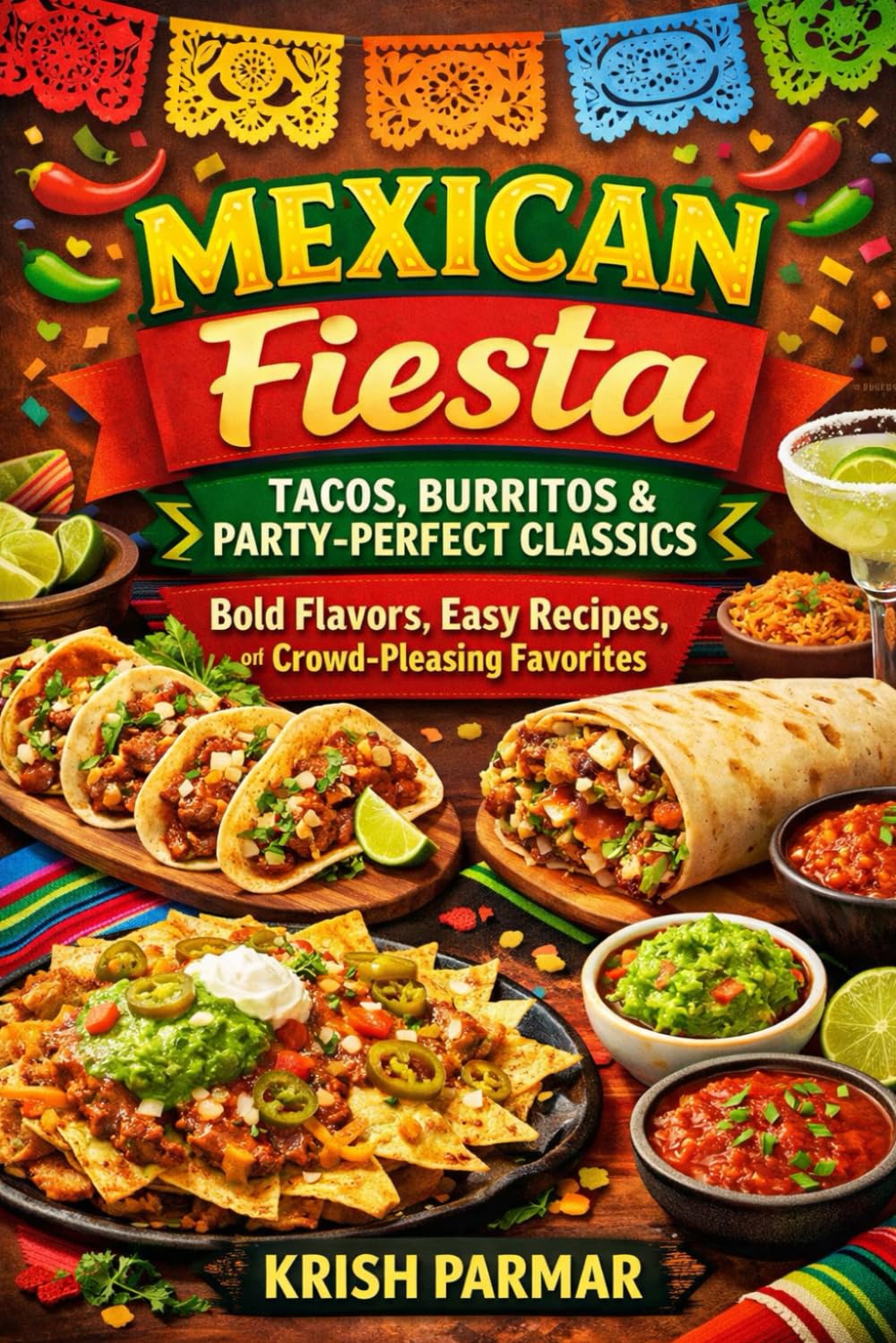 Mexican Fiesta: Tacos, Burritos & Party-Perfect Classics: Bold Flavors, Easy Recipes, and Crowd-Pleasing Favorites