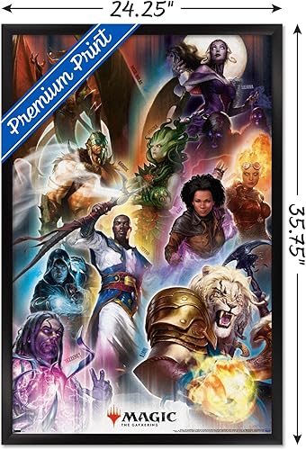 Vista 50 de Trends International Magic: The Gathering - Póster de pared de rejilla, 14.725 x 22.375 pulgadas, versión premium sin marco Versión premium sin