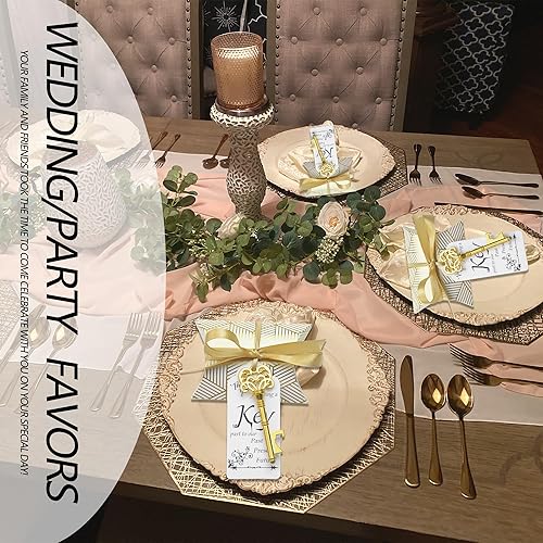 Miniatura 3 de Aokbean 50 juegos de abrebotellas con llave de esqueleto con caja de dulces, recuerdos de fiesta de boda, recuerdo para invitados, tarjeta de regalo