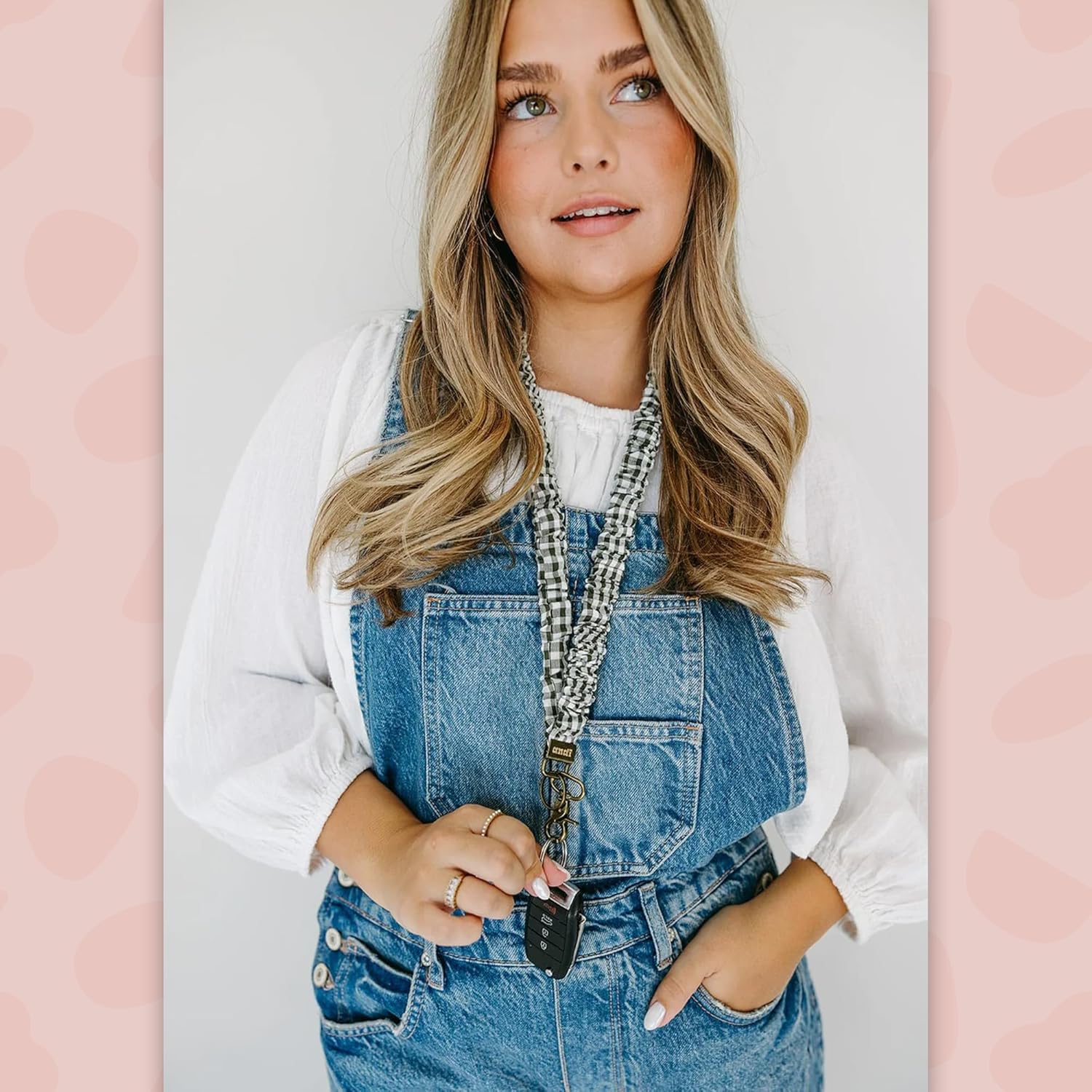 ANDI Neck Lanyard For Women - Scrunchie Cute Lanyard for Keys, Id Card Holder, Wallet - Aesthetic Long Lanyard - Image 2