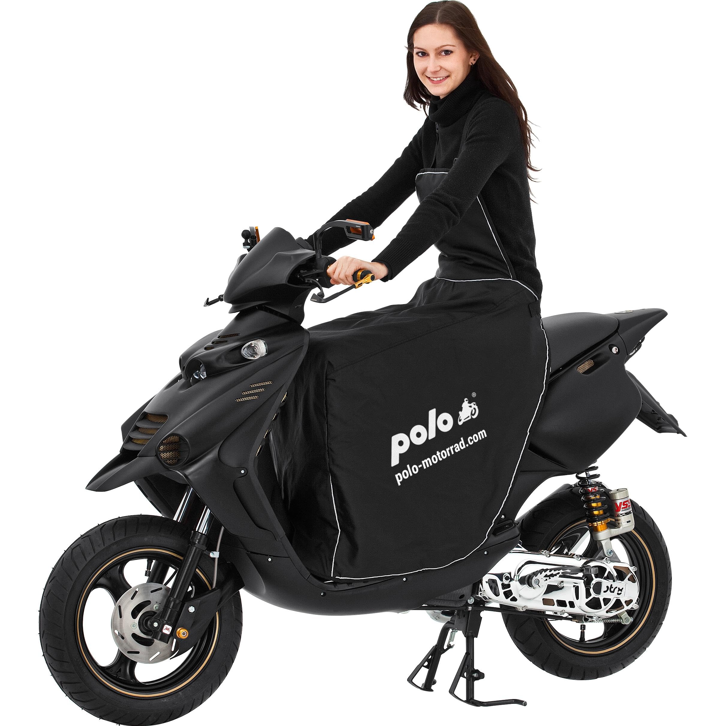 Protections universelles pour Les Jambes et Les intempéries en Scooter Polo - Protège Contre Le Vent, la Pluie et Le Froid, Polo