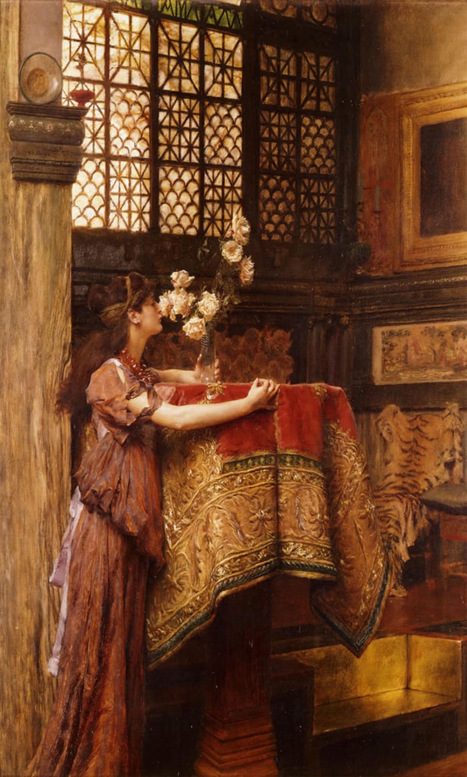 POSTERIIk Famous Animal Posters Vintage Picture a Corner of My Studio by Lawrence Alma Tadema Modern Wall Decor for Home Decor 60x90cm