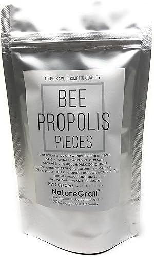 Miniatura 4 de Piezas de propóleo de abeja pura 100% cruda, calidad cosmética, trozos grandes de propóleos - Peso neto: 1.76 oz/50 g