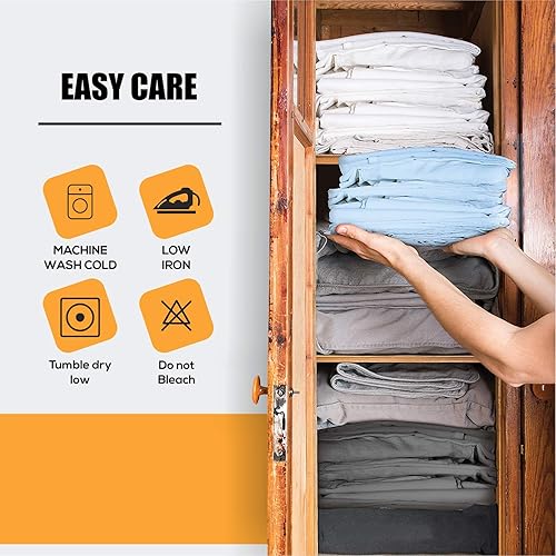 Miniatura 4 de New York Mercado 1000 hilos 100% algodón egipcio, súper suave, acabado italiano de alta calidad, juego de sábanas de 4 piezas viene con bolsillo