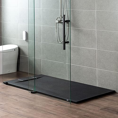 Miniatura 2 de woodbridge SUS-BL-6032 - Base de ducha, 60 x 32 pulgadas, color negro
