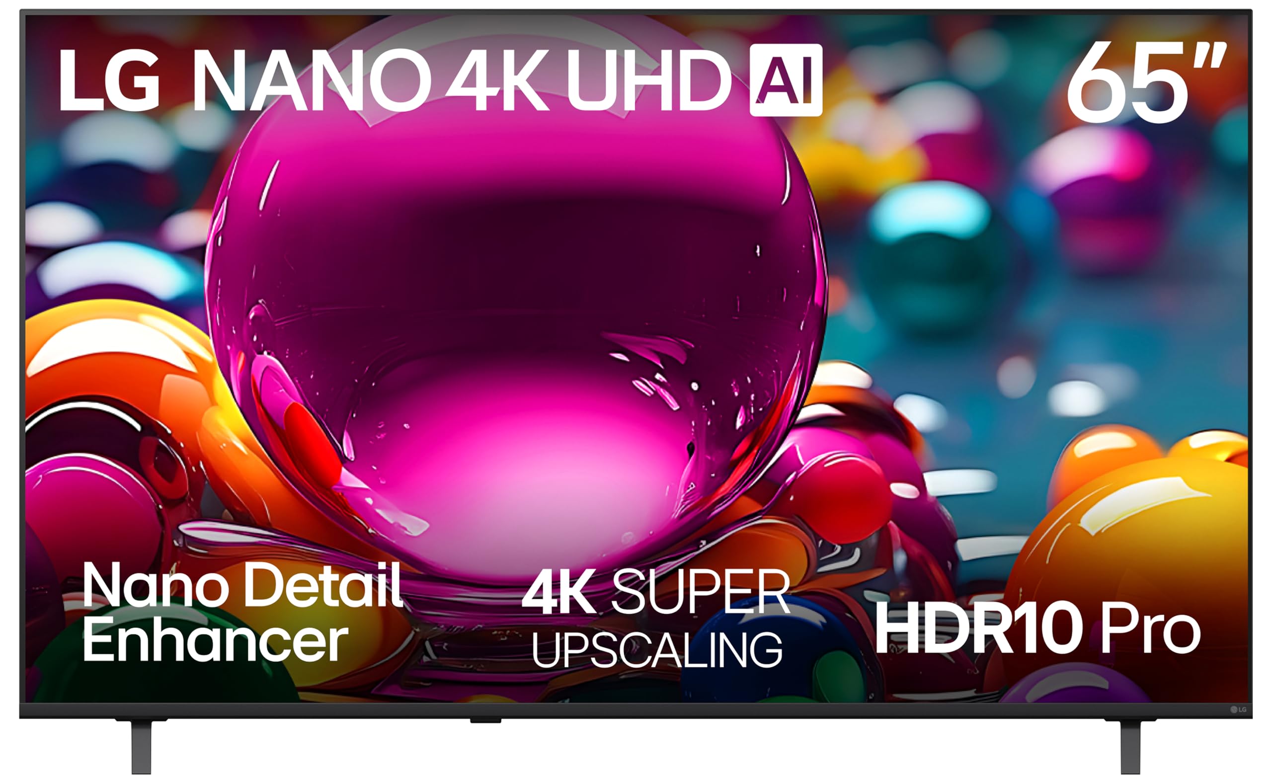 Photo 1 of ***DAMAGED, PARTS ONLY** LG 65-Inch Class Nano AI 4K NU85 Series Smart TV w/AI Sound Pro, HDR10, AI 4K Super Upscaling, Filmmaker Mode, Wow Orchestra, Compatible with Alexa (65NU850BPUA, 2026)