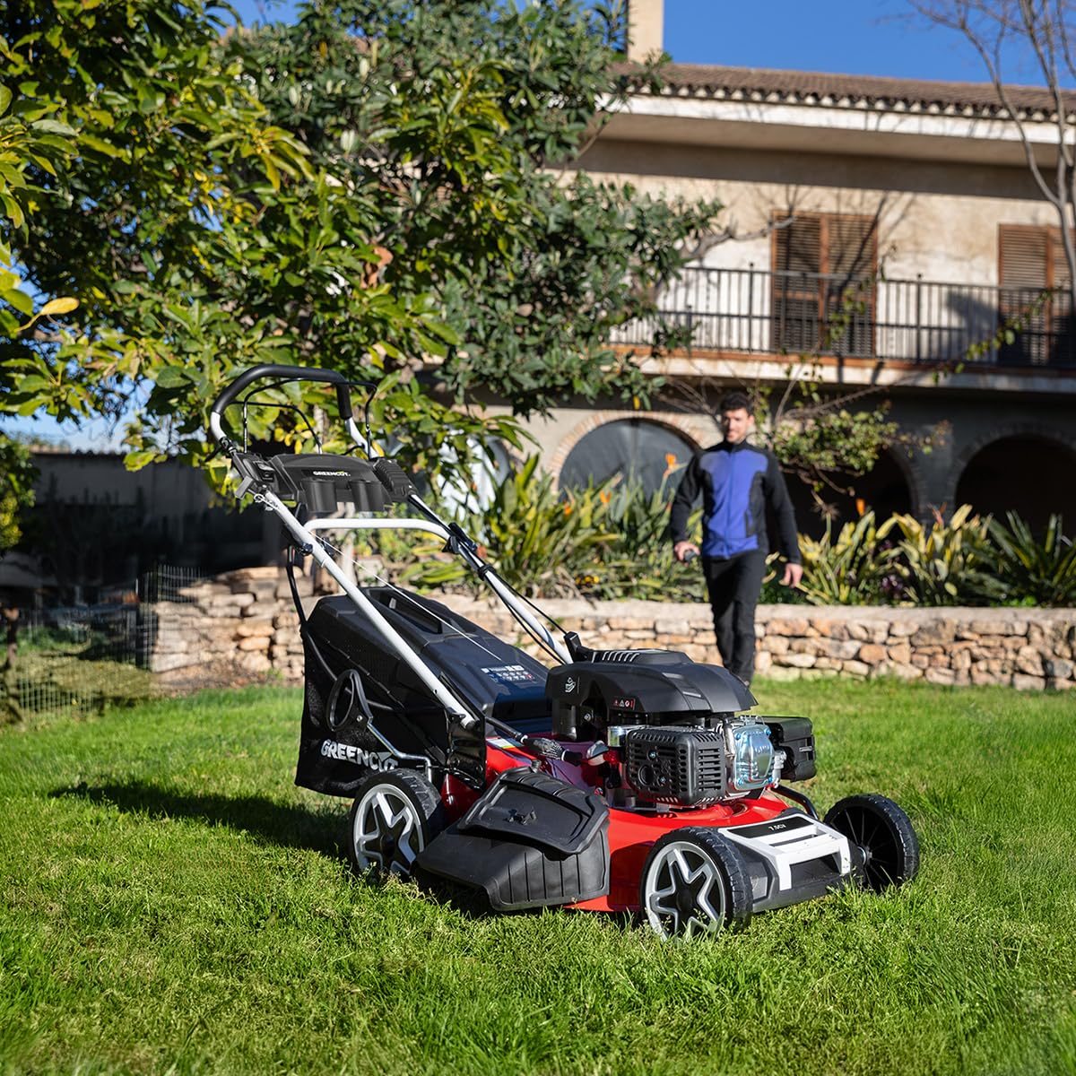 GREENCUT GLM880X Cortacésped Gasolina 21" Autopropulsado 173cc 7.5cv | Mulching