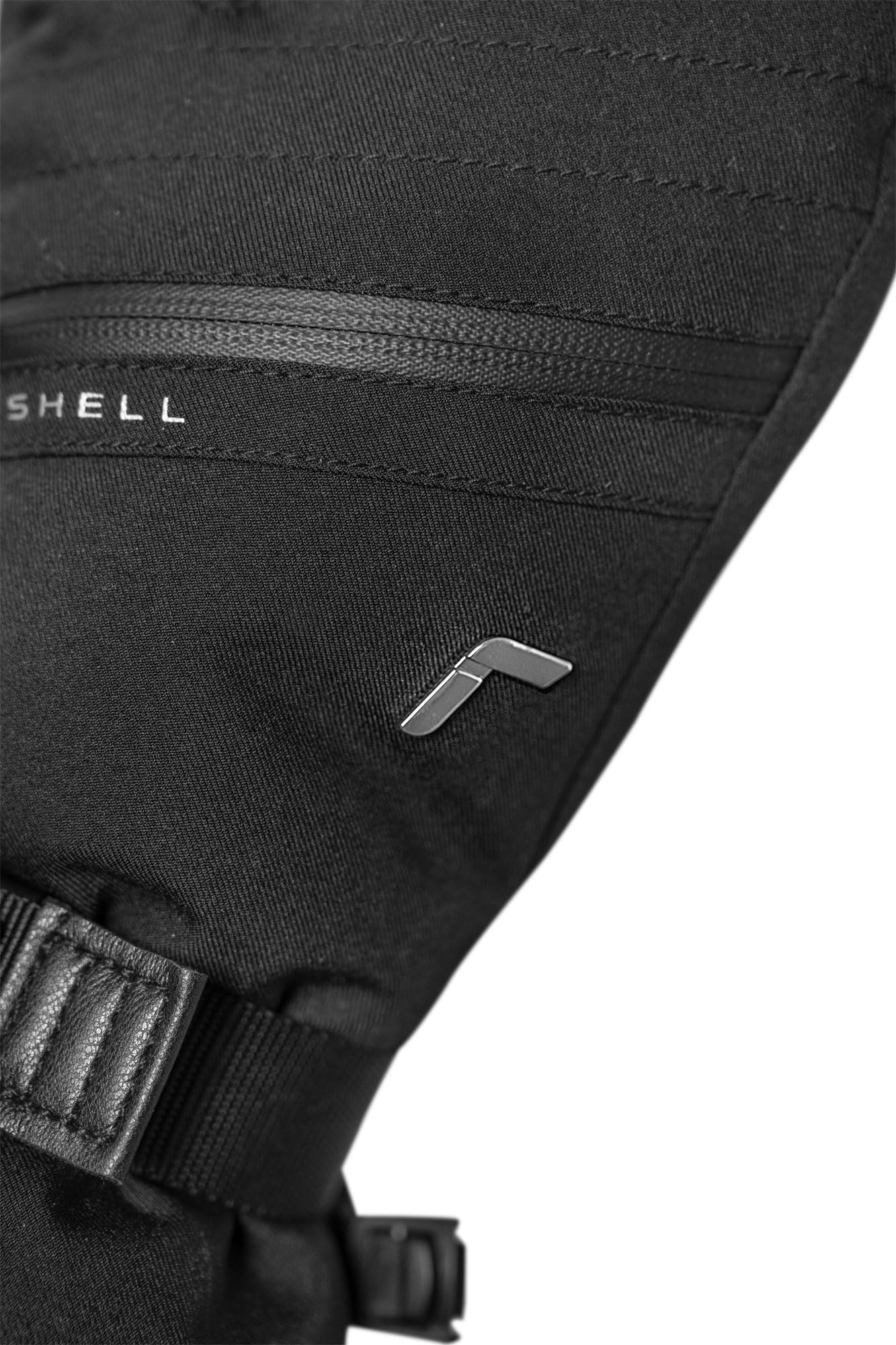 Reusch Demi R-TEX® XT Lobster ciepłe, wodoodporne, wiatroszczelne i oddychające rękawiczki zimowe z 3 palcami, rękawice narciarskie, dla kobiet, 7,5, czarno-srebrne