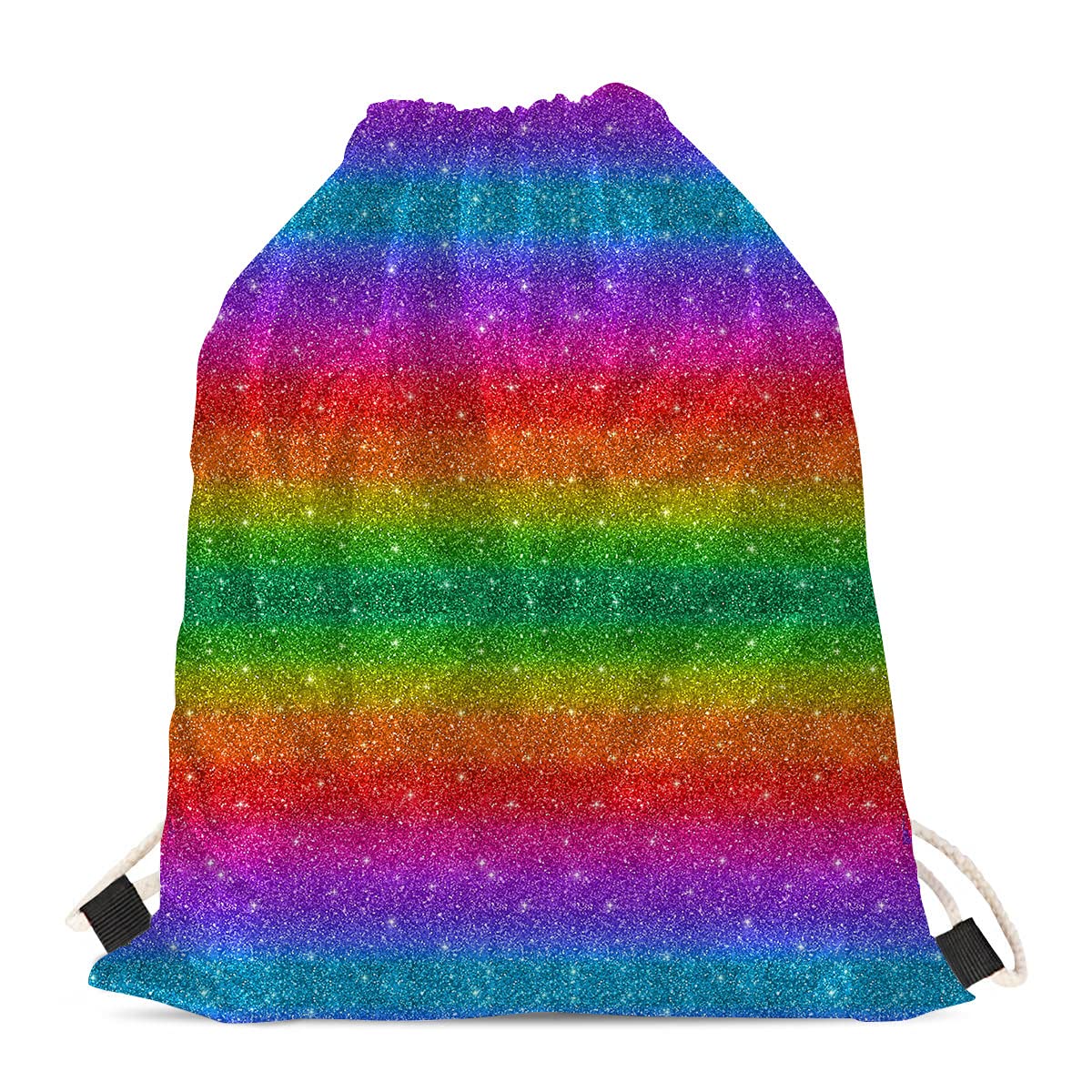 Showudesigns Kids Drawstring Backpack Sport Gym Sackpack - Rainbow Draw String Bag Sack Pack Sport Gymbag for Camping Dance School Book Satchel โ image 1