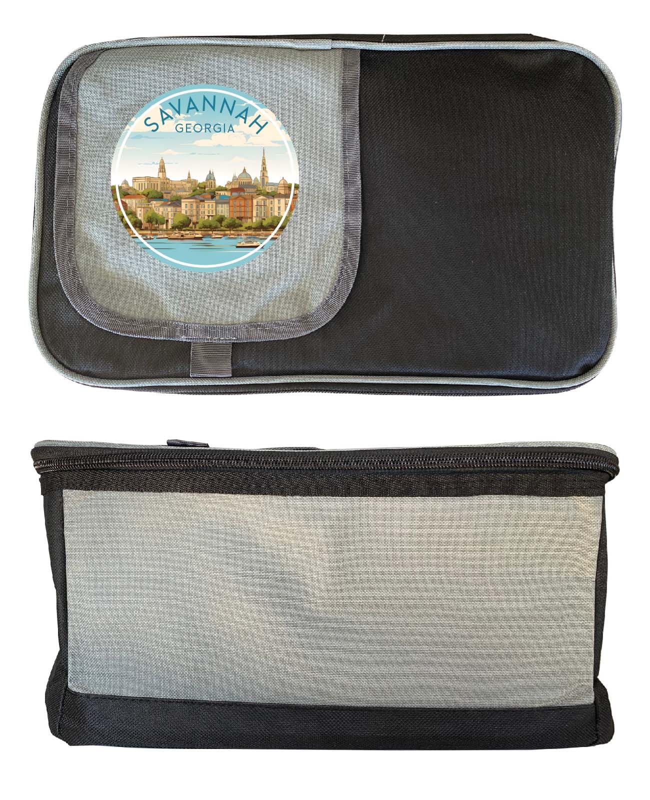Savannah Georgia Design C Souvenir Cooler 9 pack