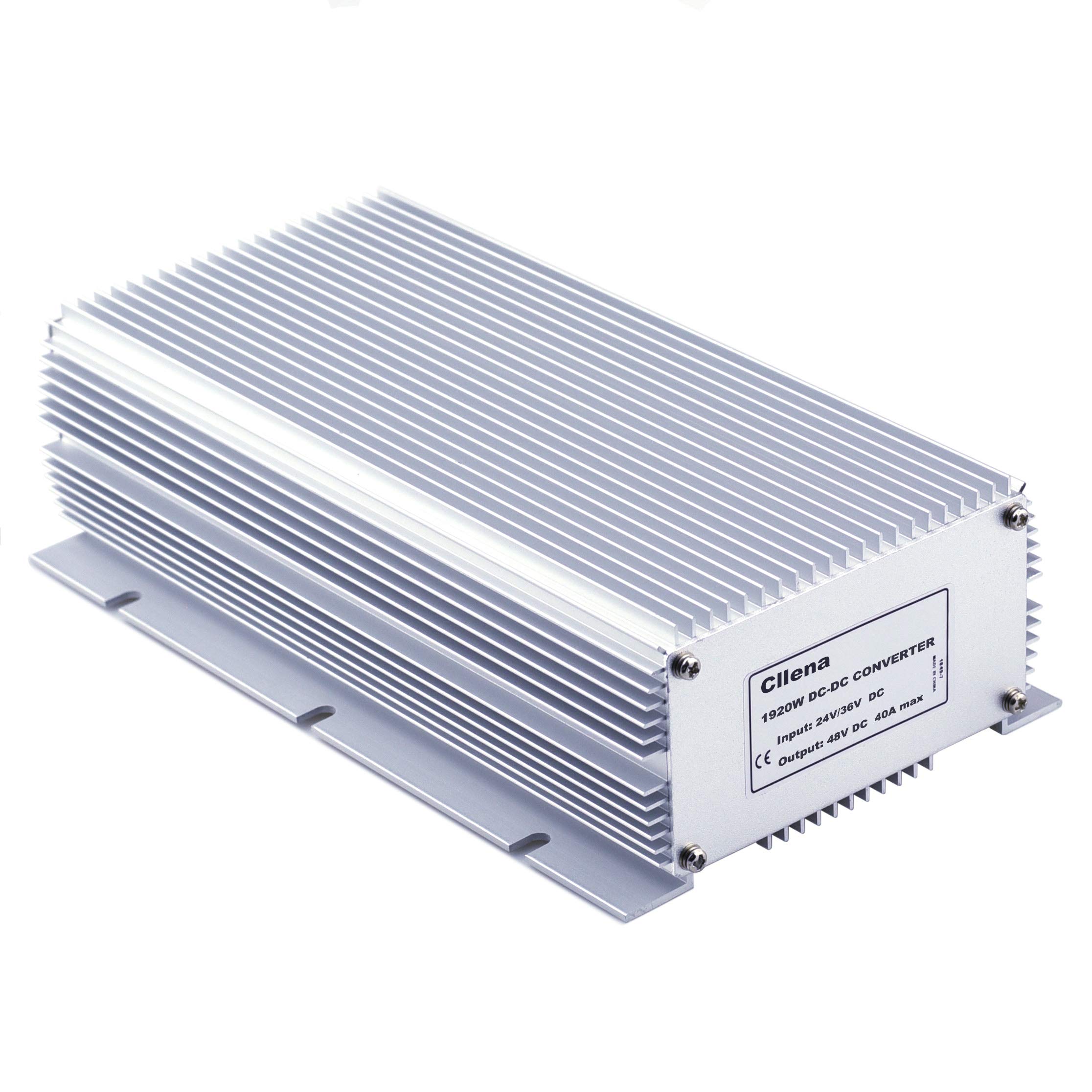 Convertitore di tensione impermeabile DC/DC 24V 36V a 48V Boost Converter 40A 1920W Step Up modulo regolatore di tensione per auto alimentatore trasformatore di tensione (ingresso 20V-42V)