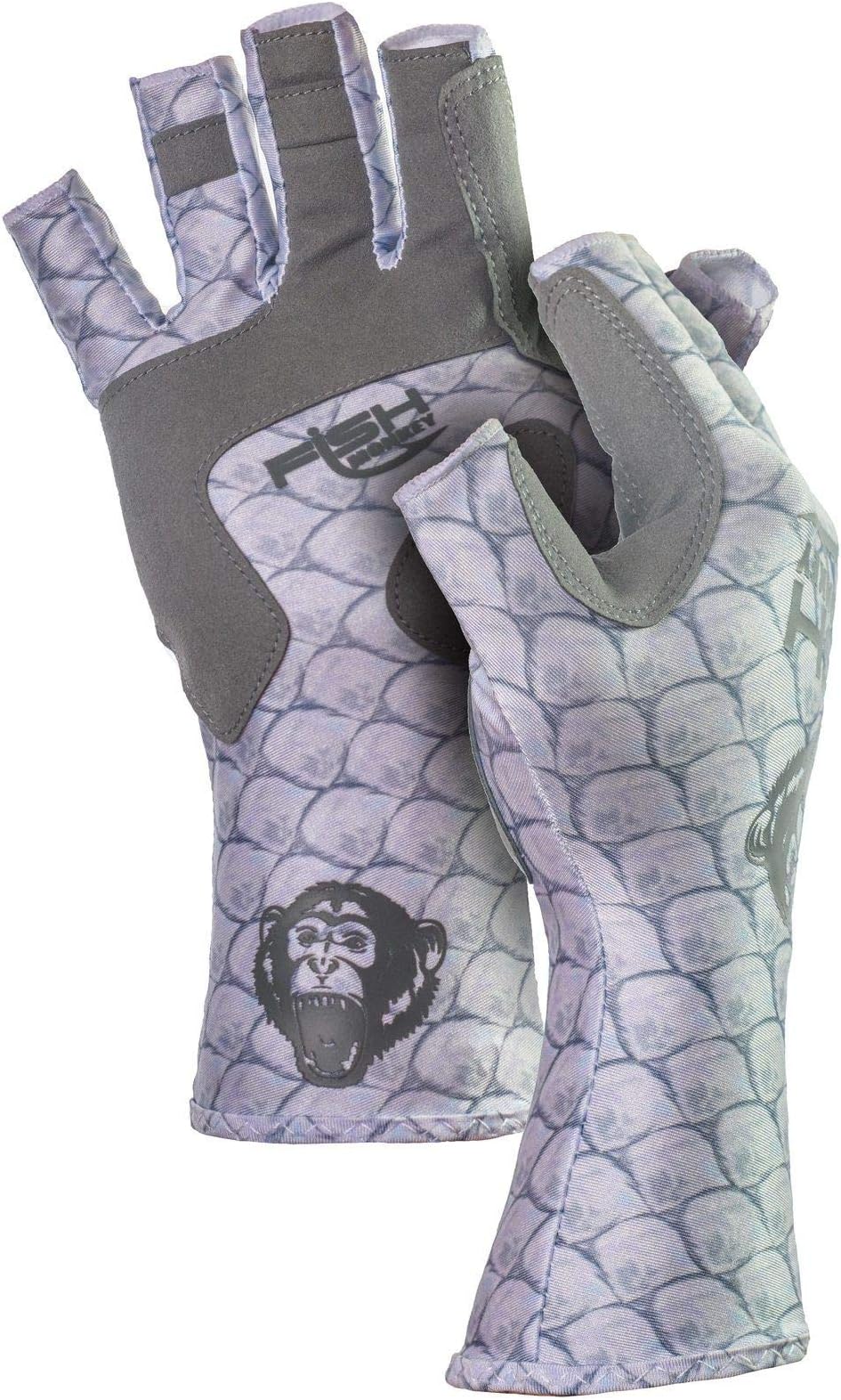 Fish Monkey UPF 50 Sun Protection Half Finger Guide Glove