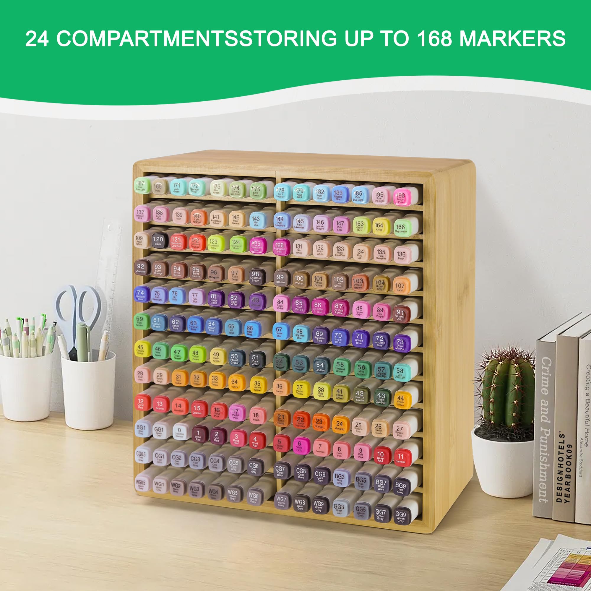 Organizador Rotuladores Escritorio Organizador De Marcadores Y Lápices En Madera Mdf 28x27x14cm | Cuotas Sin Interés Rotuladores Madera