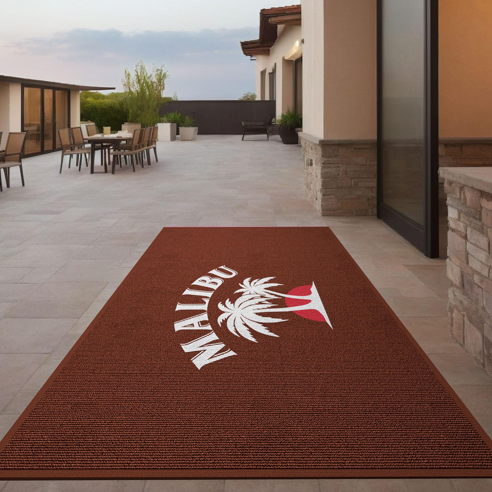 Custom Carpet with Any Logo Size Color Shape Floor Entryway Area Rug Welcome Door Mat for Business Home Indoor/Outdoor Non Slip Washable Durable