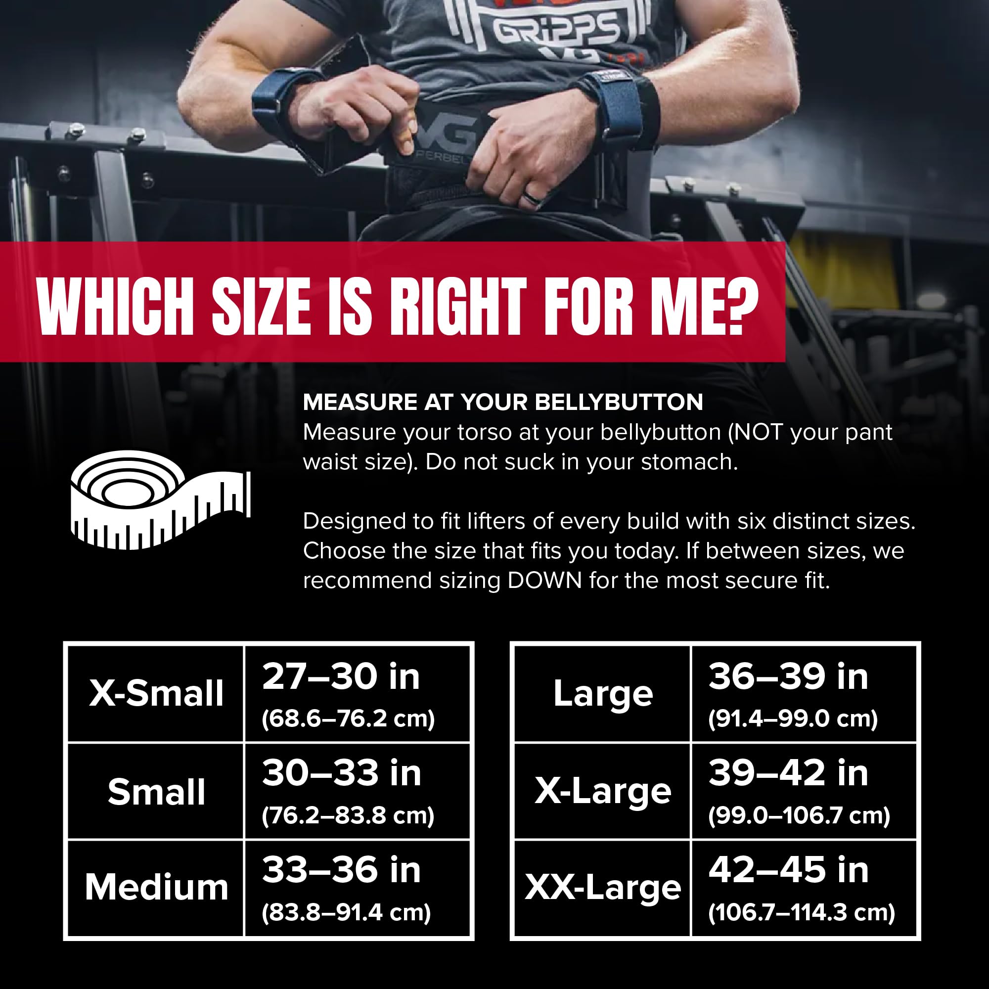 Versa Gripps Hyperbelt, verstellbarer Gewichthebergürtel, Fitnessgeräte zur Erhöhung Ihres Trainings, hergestellt in den USA