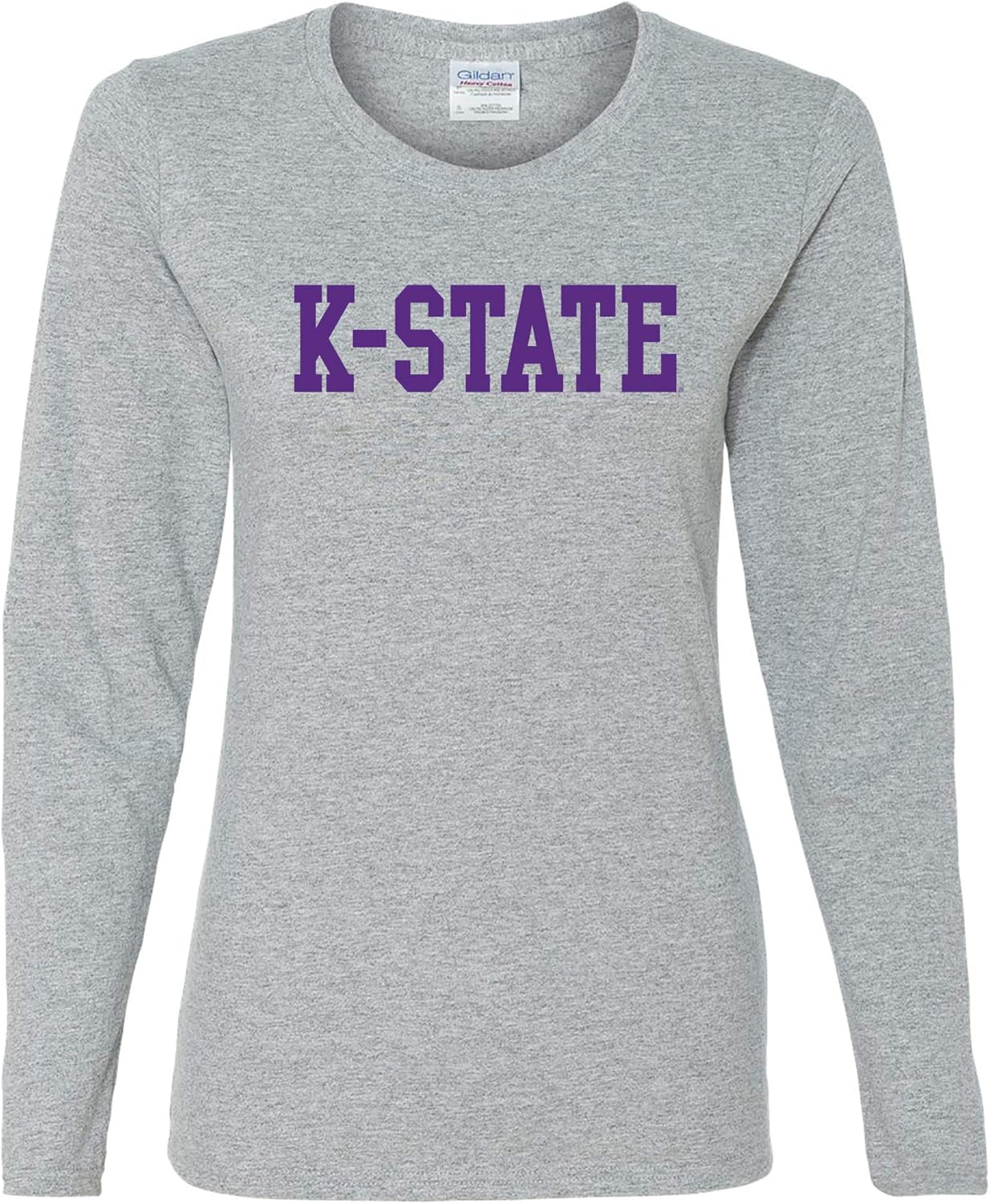 NCAA Basic Block, Team Color Womens Long Sleeve T Shirt, College, University