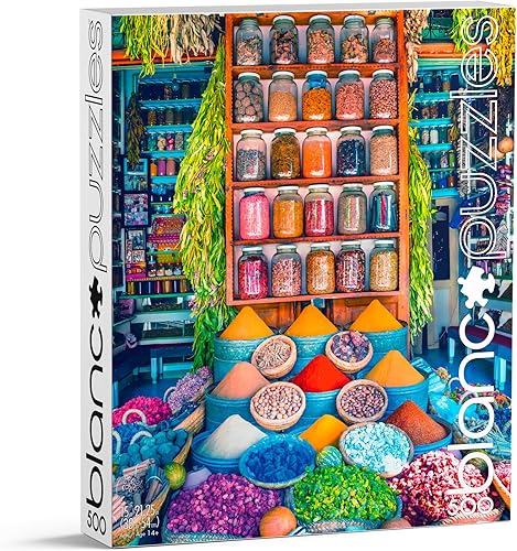 Buffalo Games - blanc - delafuente - Especias marroquíes - Rompecabezas de 500 piezas para adultos - Rompecabezas desafiante perfecto para noches de