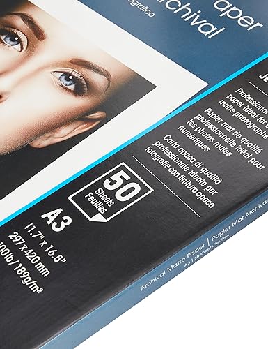 Epson 2357148 Archival Matte Paper Matte paper A3 (297 x 420 mm) 189g / m2 50 sheets - 3