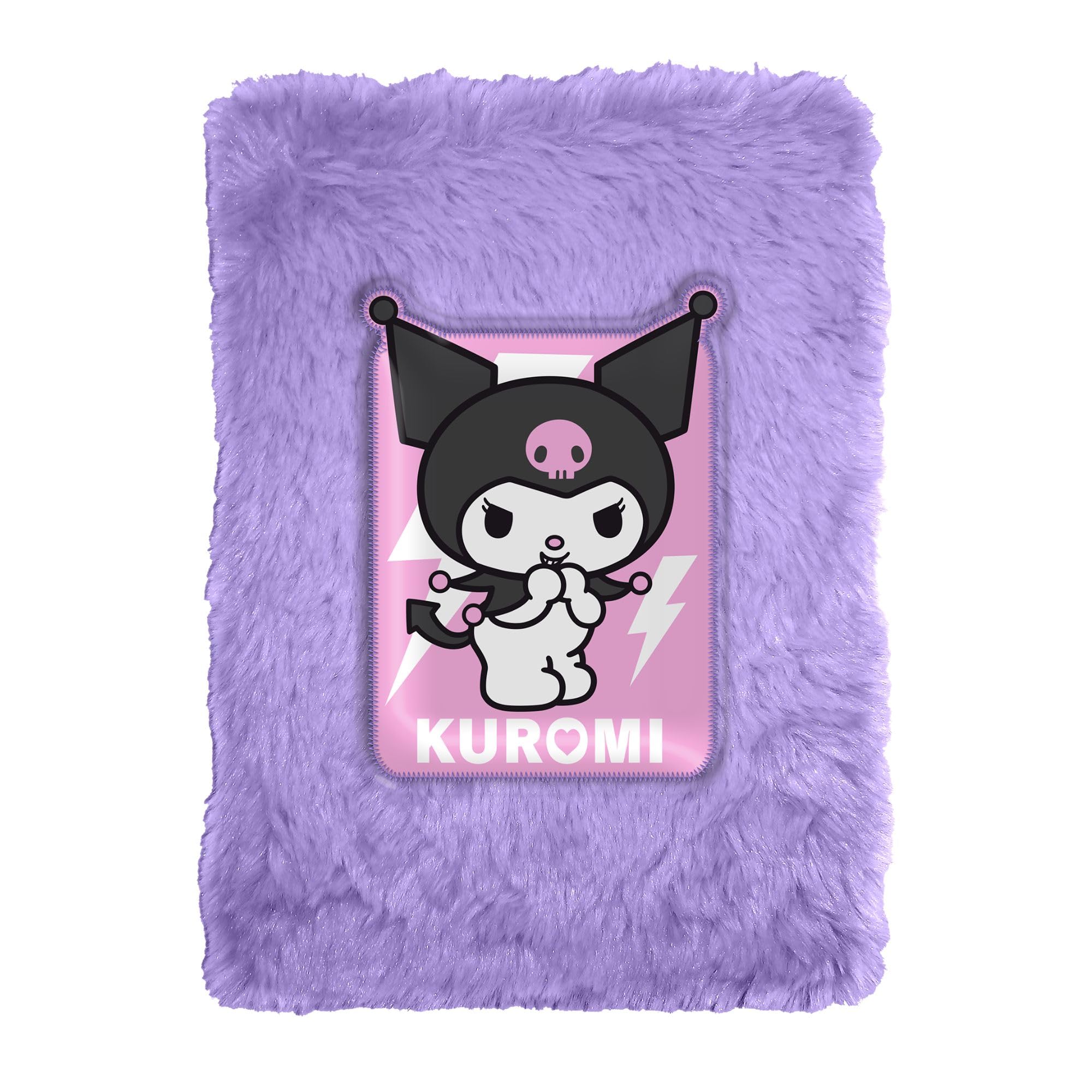 KIDS EUROSWAN SL KUROMI PLUSH NOTEBOOK, Purple - Image 2