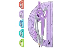 Mr. Pen Stevenson Protractor Set: The Perfect Measuring Companion for Geometry Enthusiasts!