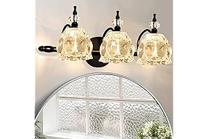 Hommie - 3-Light Vintage Bathroom Vanity Wall Light Fixture