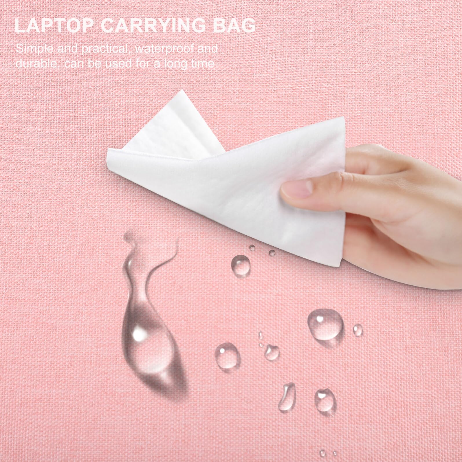 VANZACK Borsa per Laptop e Tablet 14 Pollici Oxford Resistente alla Compressione Manico Portatile per Uso Professionale