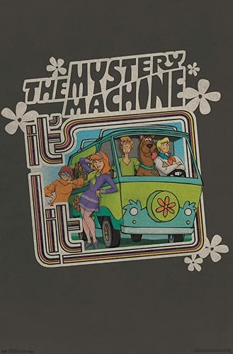 Trends International Scooby-Doo - Póster de pared iluminado, 14.72 x 22.37 pulgadas, versión premium sin marco