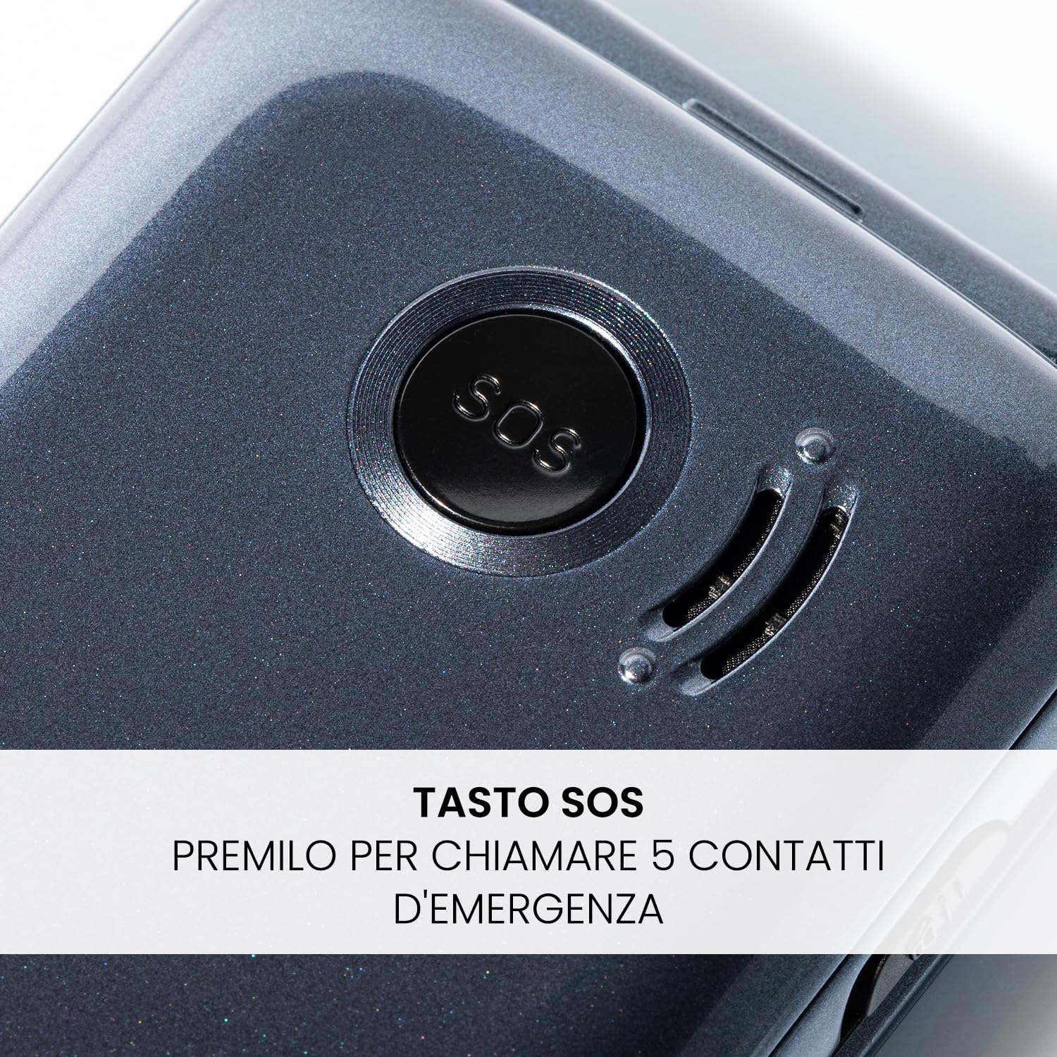 SPC STELLA 3 - Cellulare senior, 4G, tasti grandi, Nero | Base ricarica, SOS, configurazione a distanza, 3 tasti di memoria diretta, compatibile con apparecchi acustici, display 2,8"