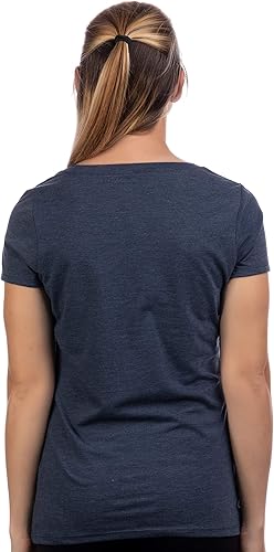 Miniatura 4 de Detroit  Camiseta clásica retro City gris, azul, rojo, negro, Detroiter 313 Cool Michigan para mujer con cuello en V, Azul