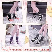 Vista 2 de 6 pares de calcetines de lana cálidos para niños y niñas para senderismo