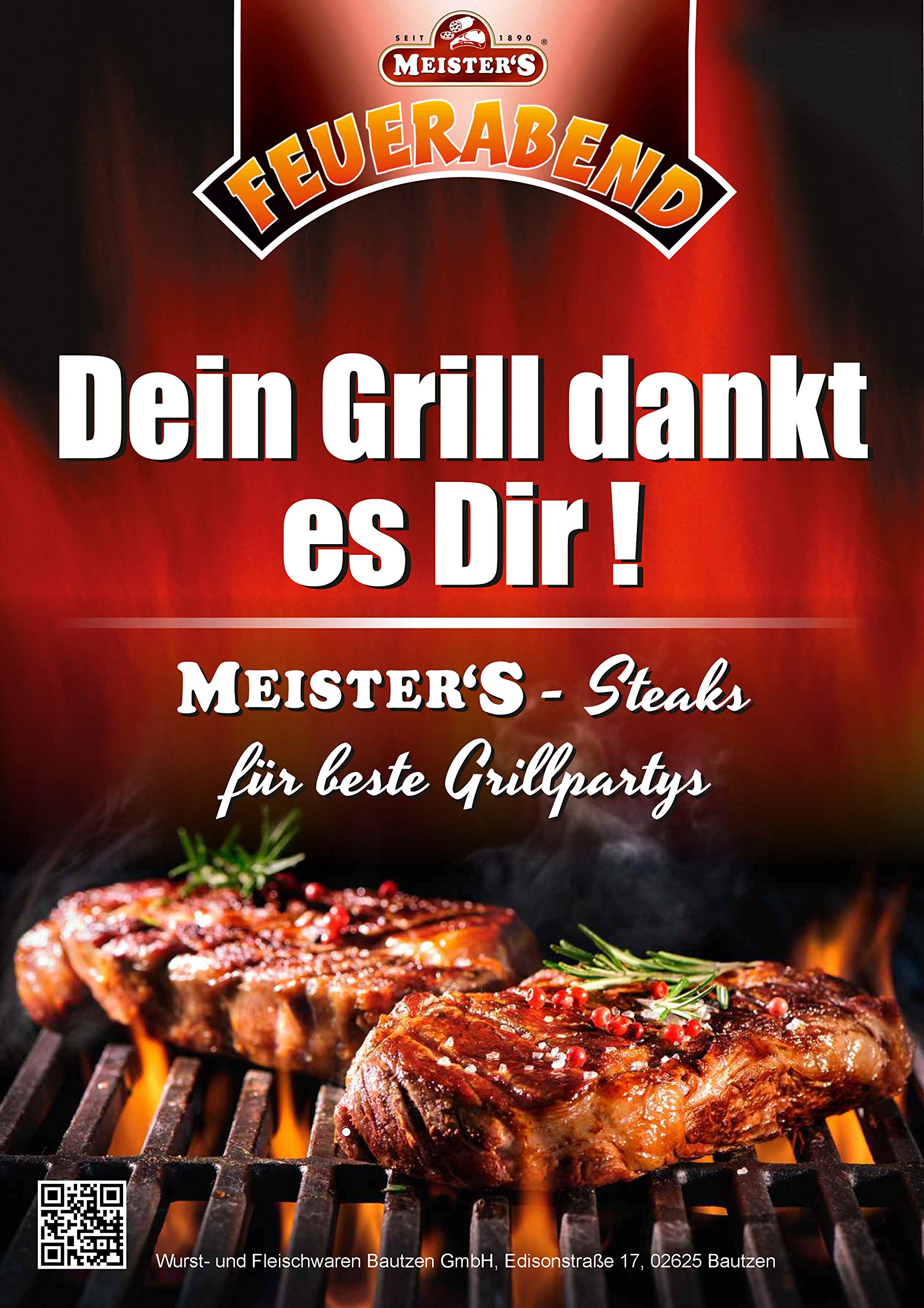 Mariniertes Grillfleisch Paket XXL mit Senf, Bier, Kräuter, Paprika, Bauchscheiben und Chicken Steak | 6x frisches Steakfleisch für Grill und Pfanne
