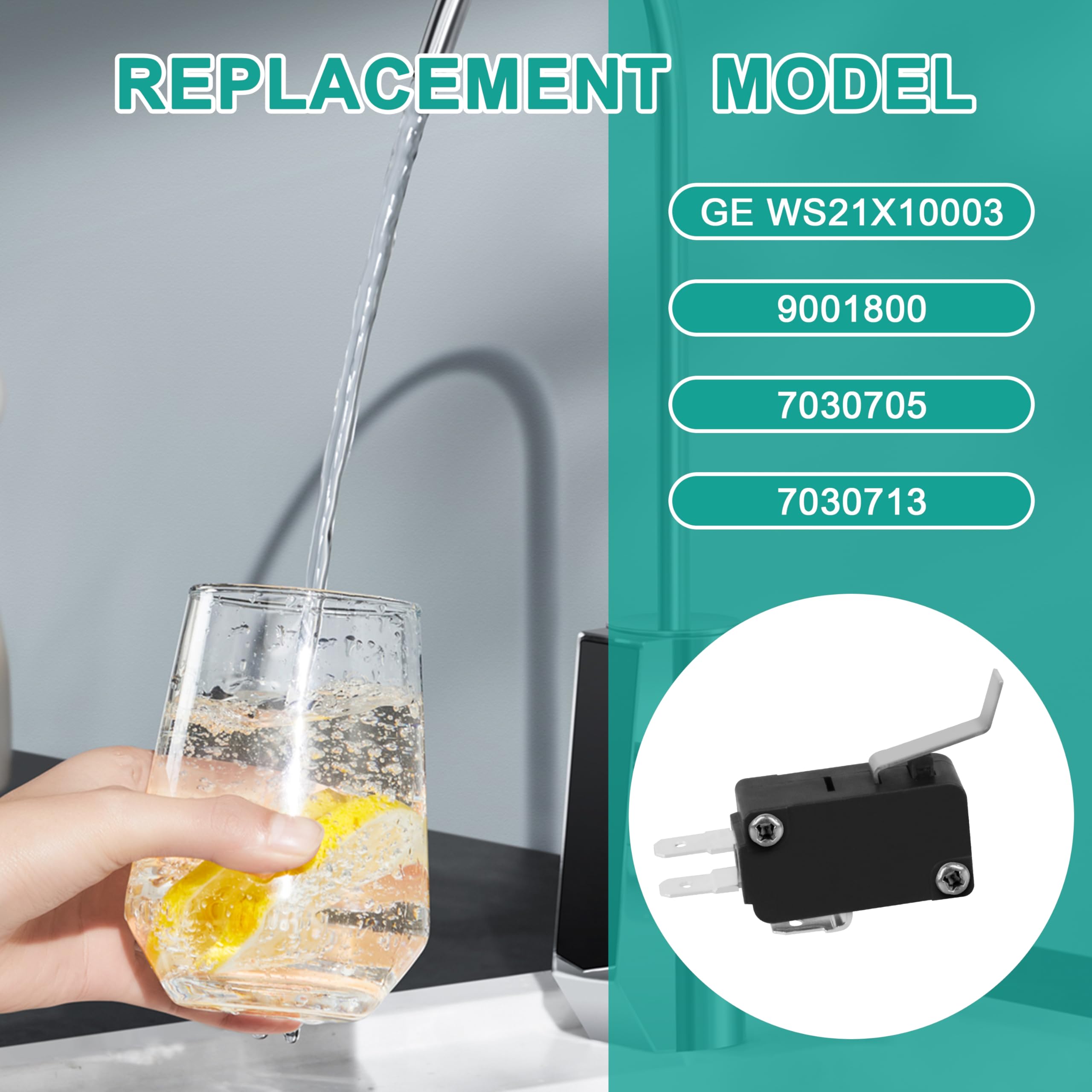 7305150 przełącznik położenia wirnika zmiękczacza wody pasuje do GE Kenmore zastępuje 7030705 7030713 9001800 WS21X10003 część zamienna - 1 szt