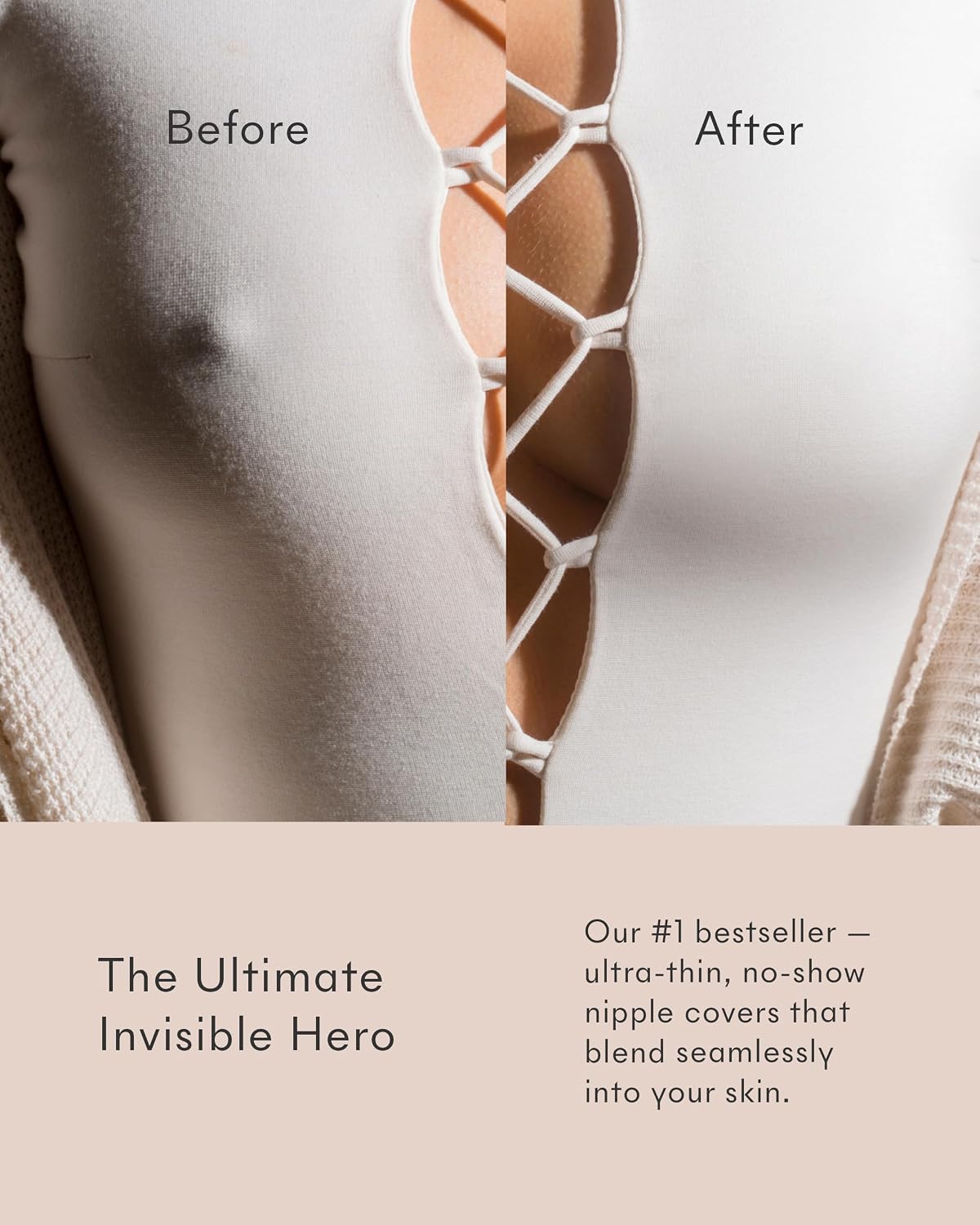 NOOD New York Women's No Show Adhesive Nipple Covers