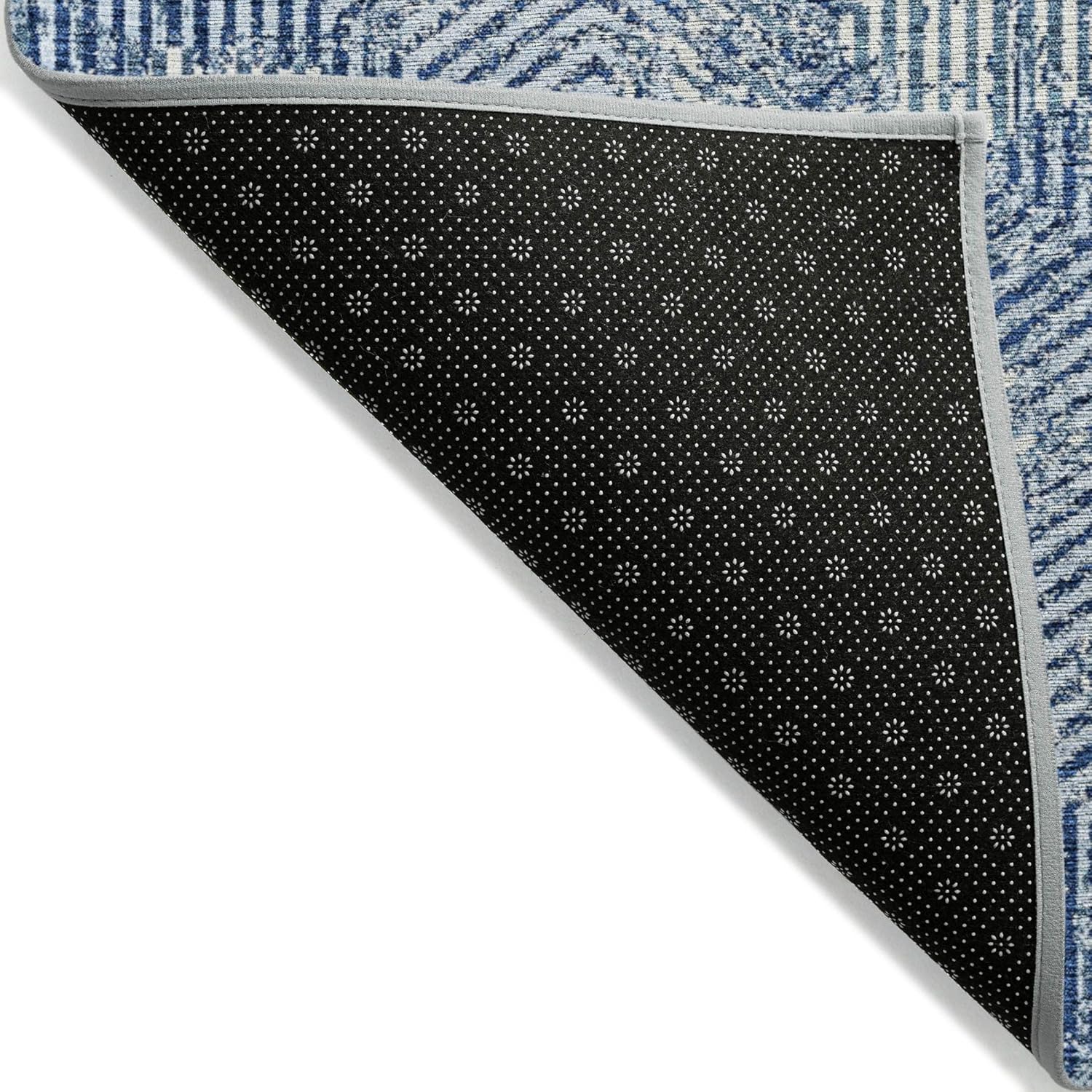Addison Rugs Chantille ACN912 Blue 3' x 5' Indoor/Outdoor, Machine Washable, Easy Clean, Non Shedding, Bedroom, Living Room, Dining Room, Kitchen, Patio Rug